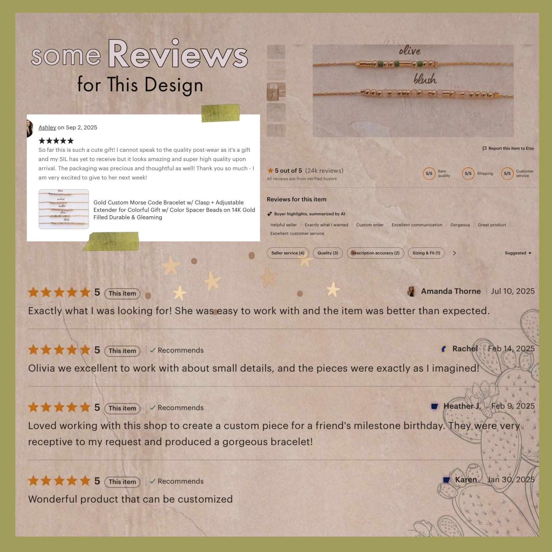 Sister Morse Code Bracelet - Dainty 14K Gold & Silver Jewelry by Olivia Cactus