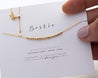 Sister Morse Code Necklace Morse and Dainty Jewelry by Olivia Cactus