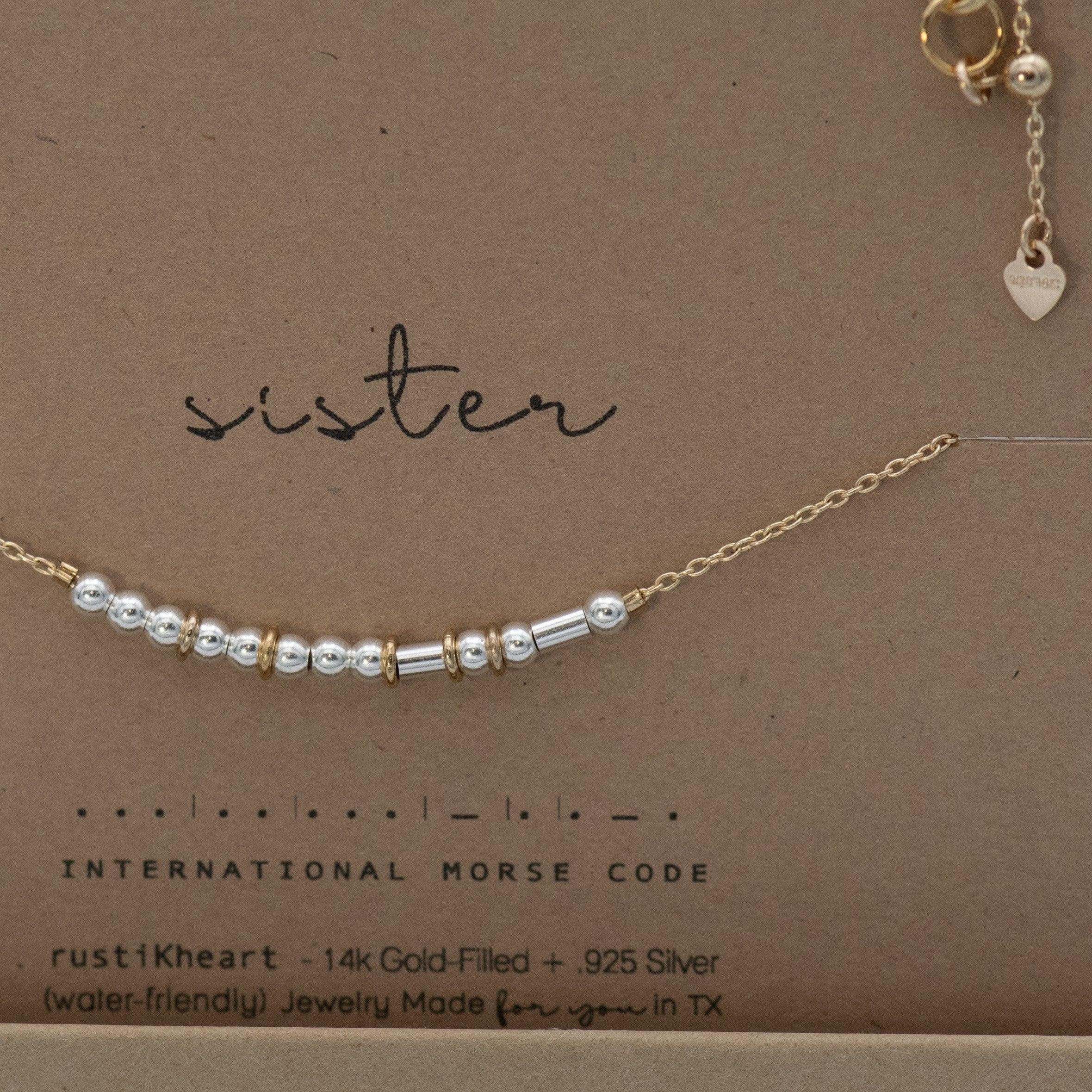 Sister Necklace Gold - Misty Morse and Dainty Jewelry by Olivia Cactus