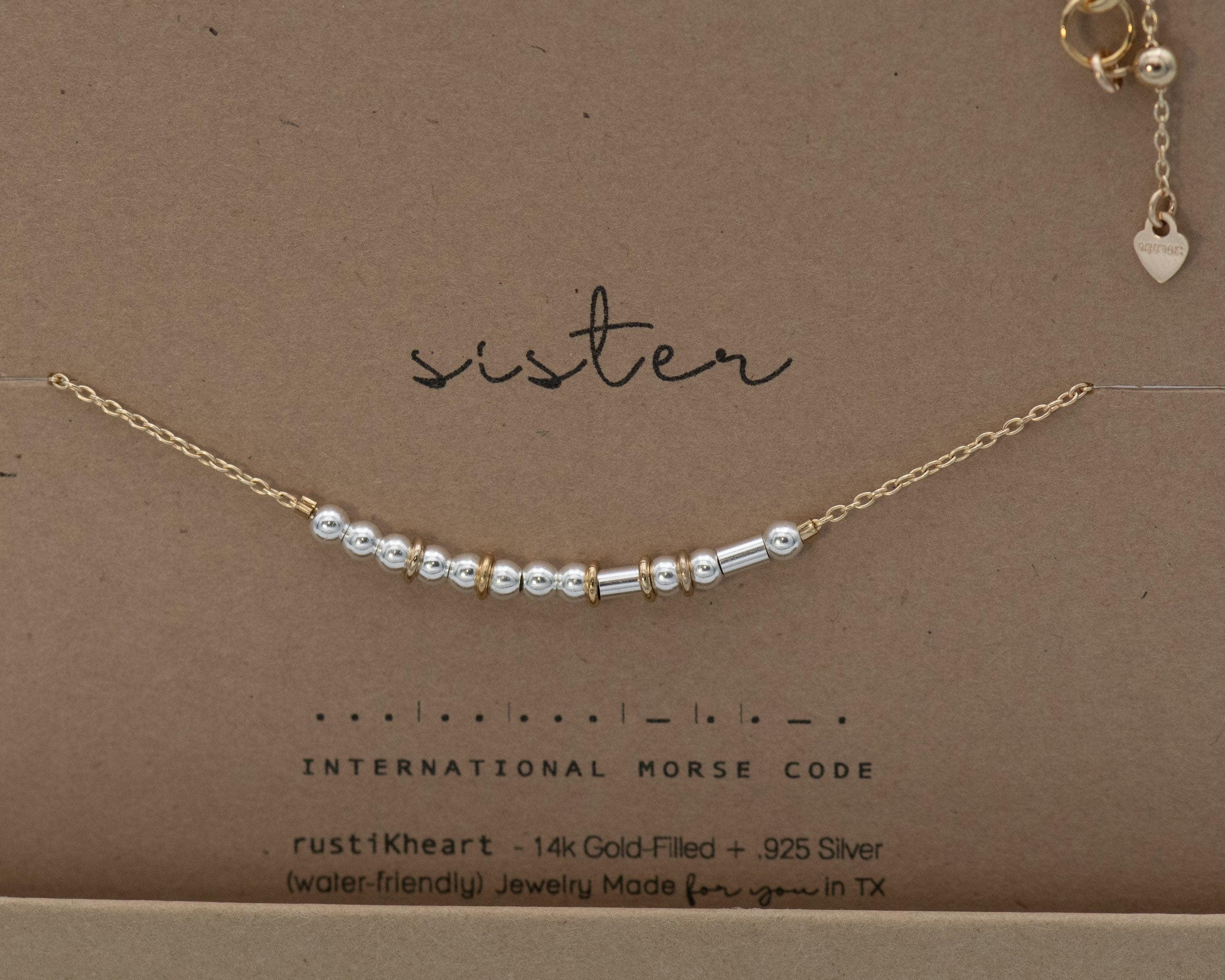 Sister Necklace Gold - Misty Morse and Dainty Jewelry by Olivia Cactus