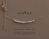 Sister Necklace Gold - Misty Morse and Dainty Jewelry by Olivia Cactus