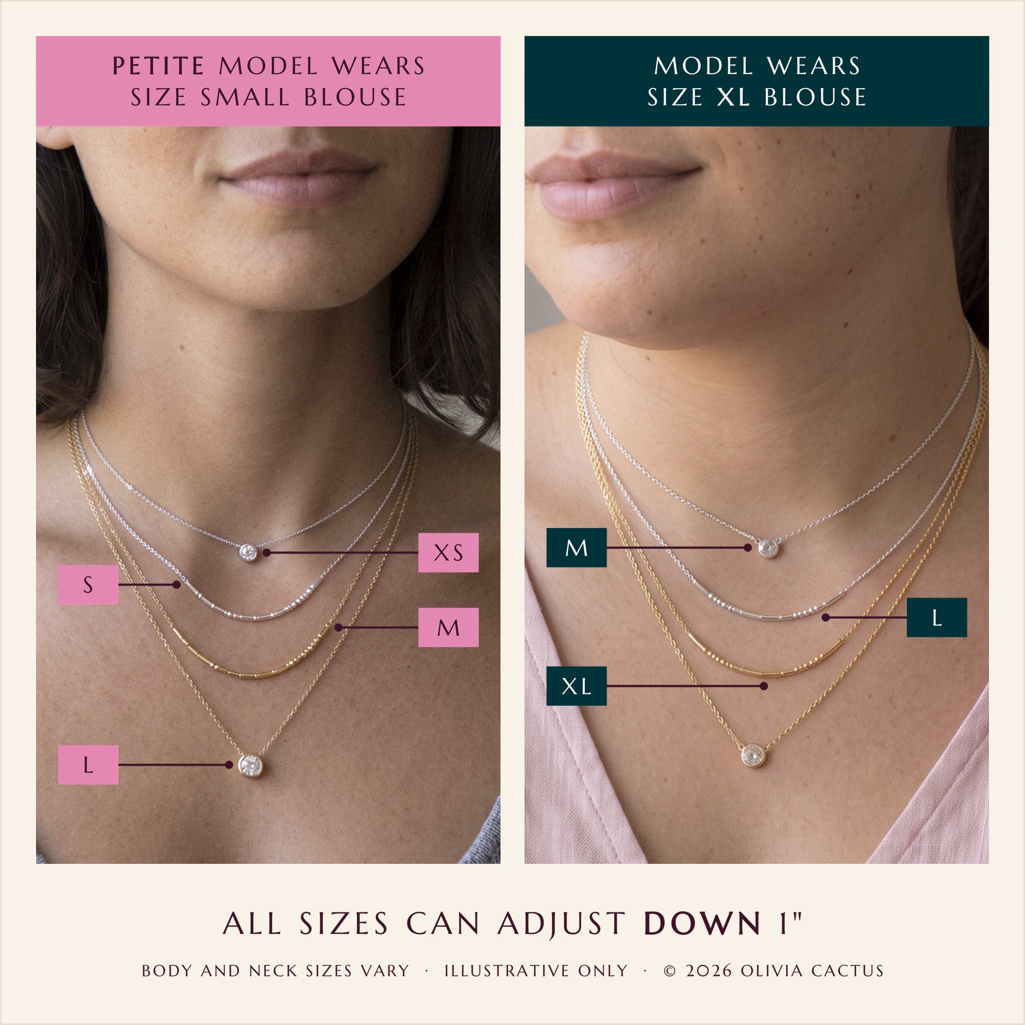 Custom Morse Code Necklace, Gold
