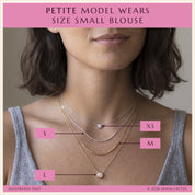 Custom Morse Code Necklace, Gold