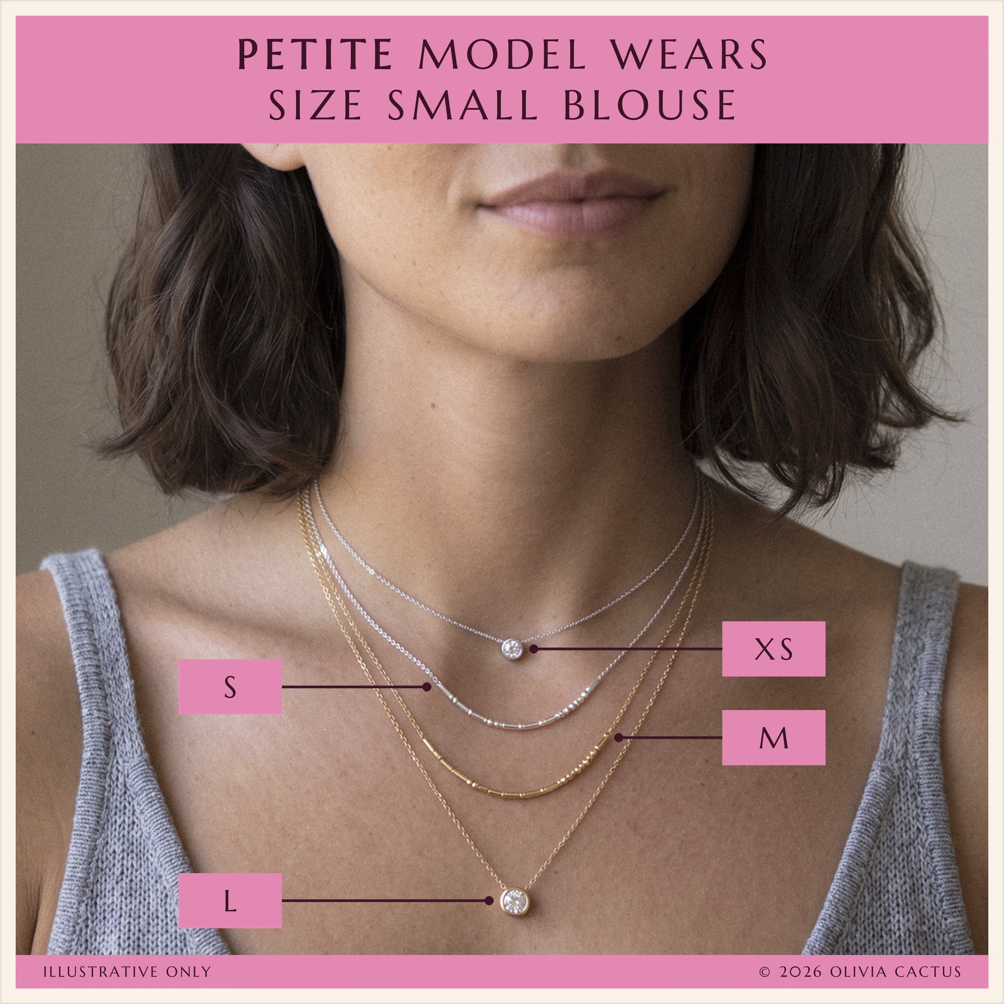 Custom Morse Code Necklace, Gold