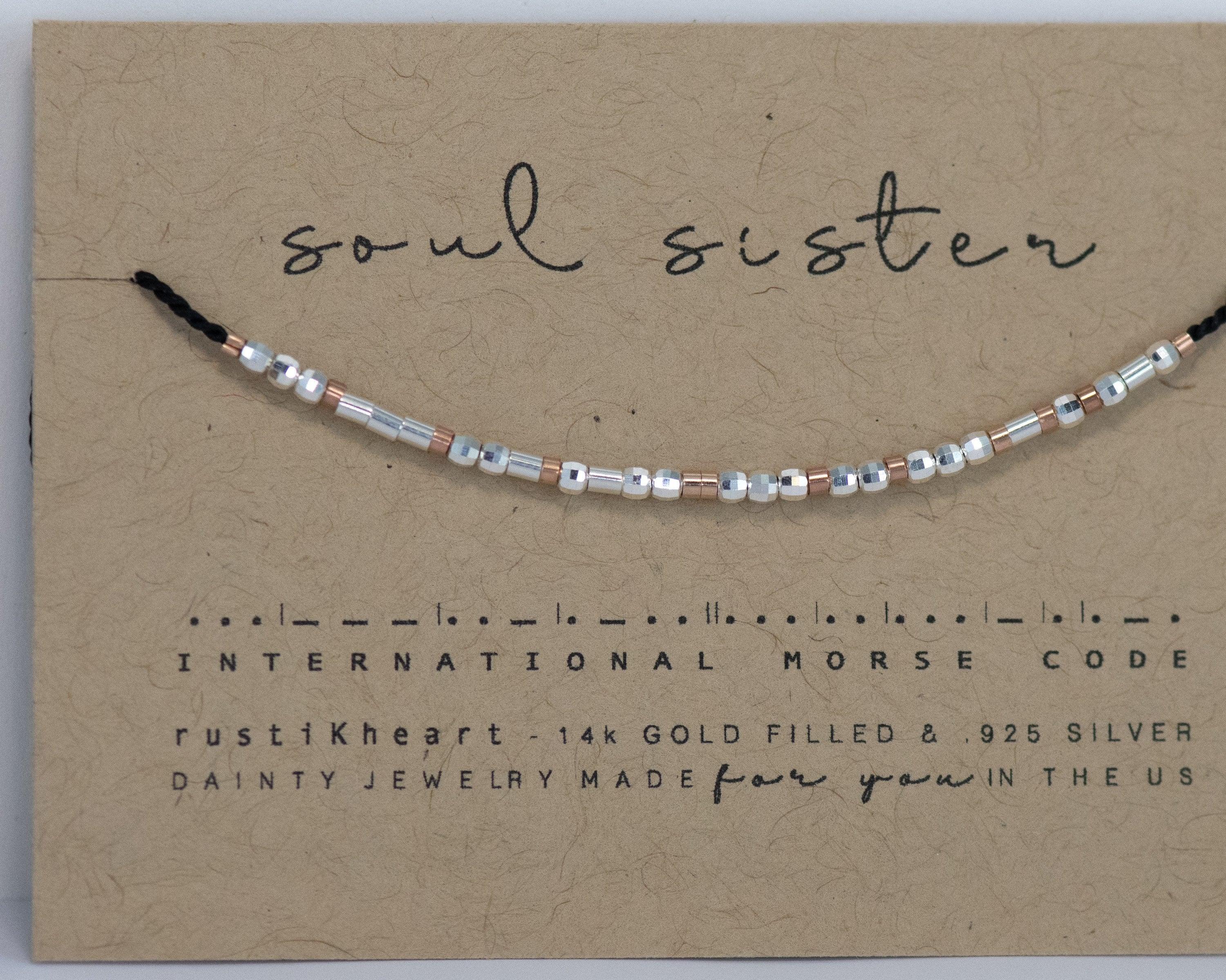 Soul Sisters Bracelet - Zoe Morse and Dainty Jewelry by Olivia Cactus