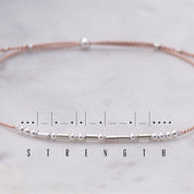 SS Thin, Tiny Hoop Sp Morse and Dainty Jewelry by Olivia Cactus