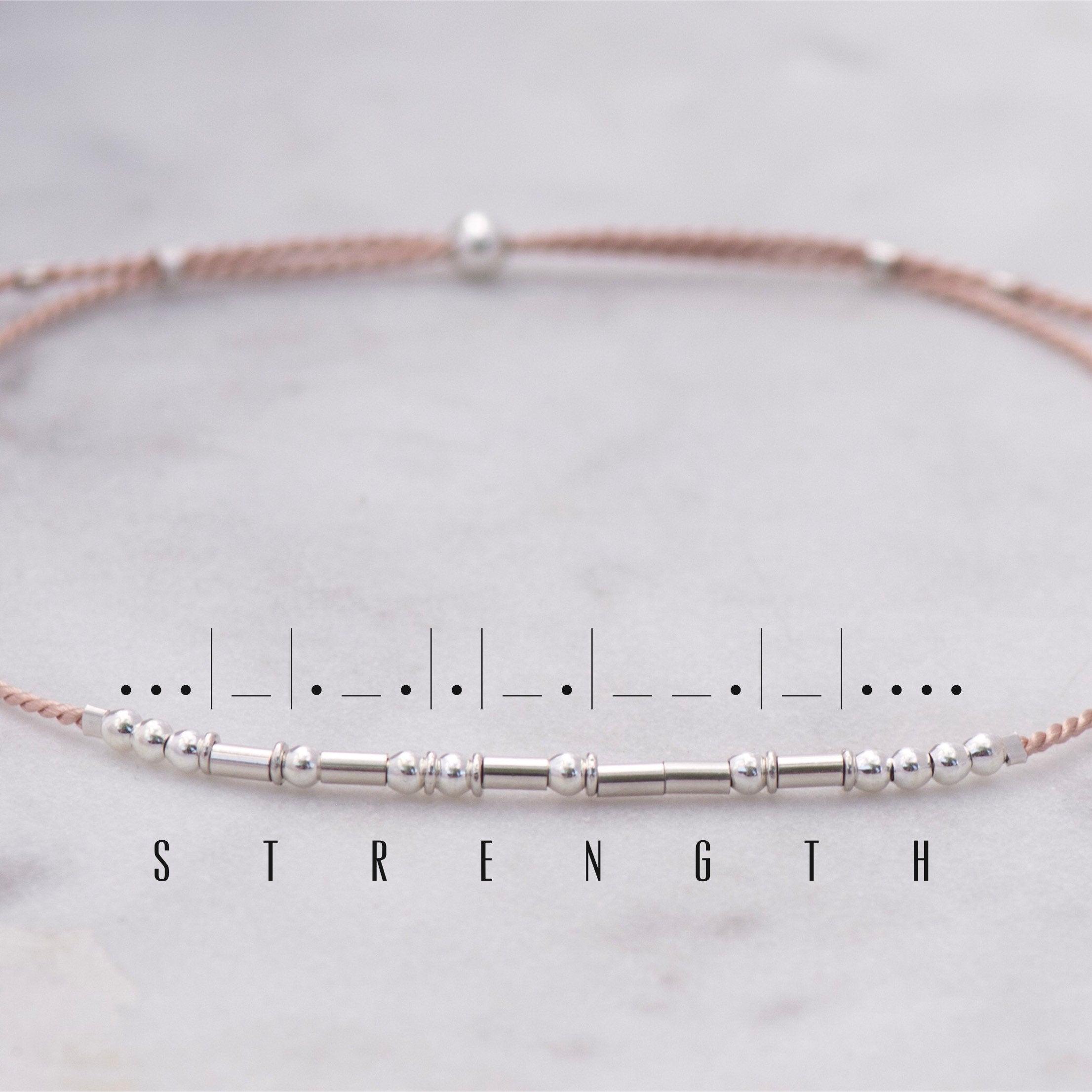 SS Thin, Tiny Hoop Sp Morse and Dainty Jewelry by Olivia Cactus
