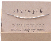 SS Thin, Tiny Hoop Sp Morse and Dainty Jewelry by Olivia Cactus