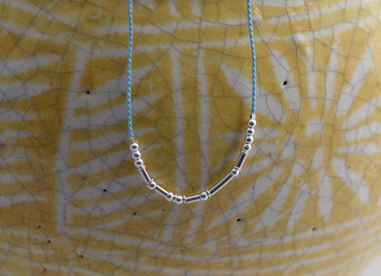 SS Thin, Tiny Hoop Sp Morse and Dainty Jewelry by Olivia Cactus