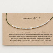 Strength Morse Code Bracelet - Dainty 14K Gold & Silver Jewelry by Olivia Cactus
