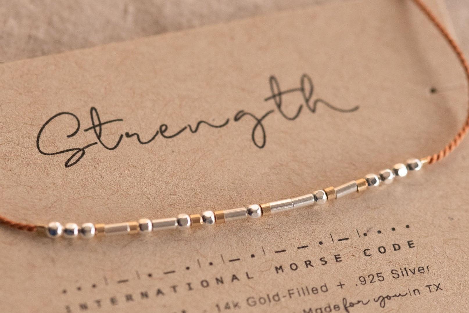 Strength Bracelet - Mila Morse and Dainty Jewelry by Olivia Cactus