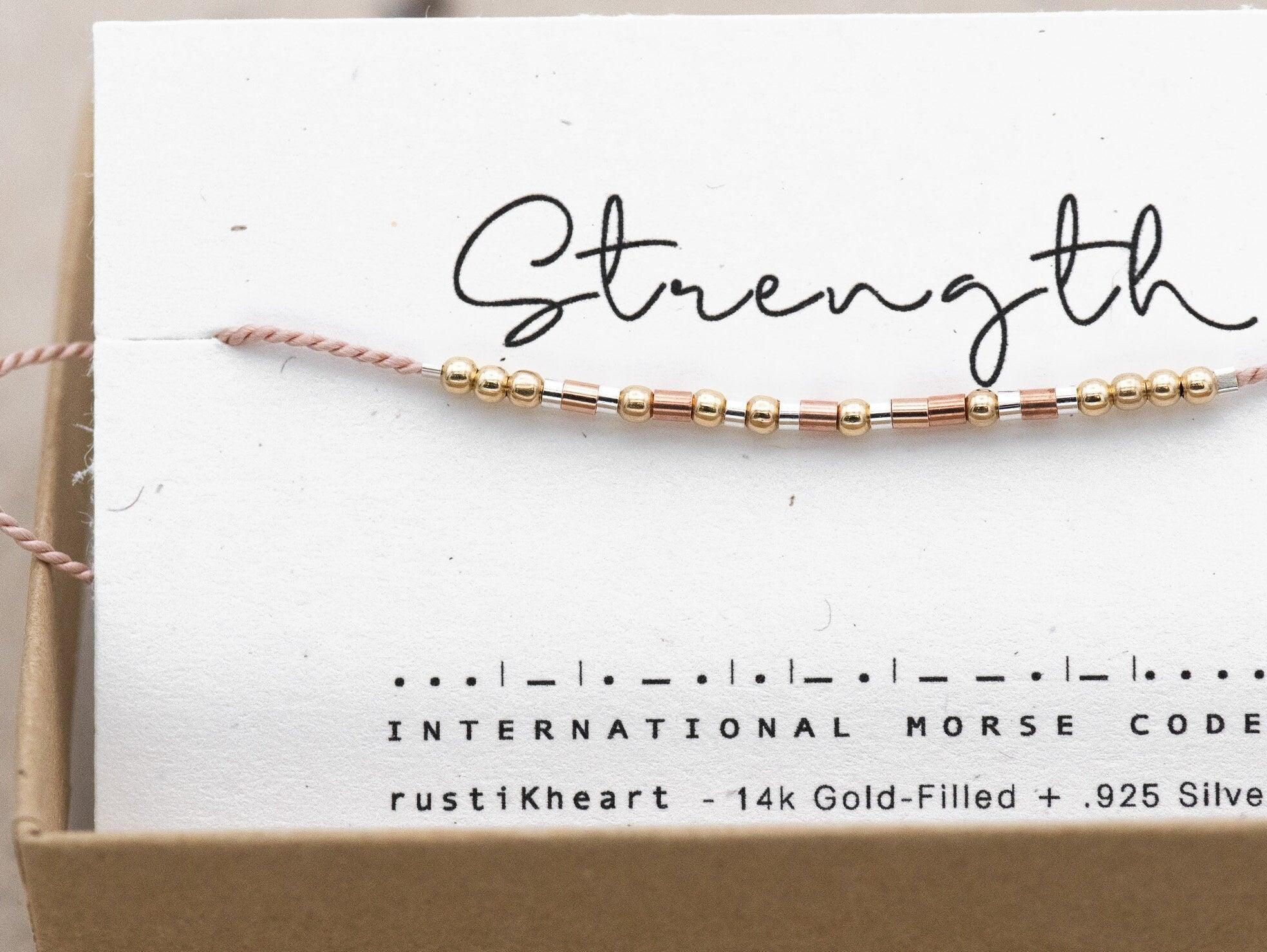 Strength Bracelet - Tori Morse and Dainty Jewelry by Olivia Cactus