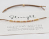 Strength Bracelet - Tori Morse and Dainty Jewelry by Olivia Cactus