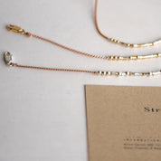 Strong Bracelet - Cora - Dainty Morse Code Jewelry by Olivia Cactus