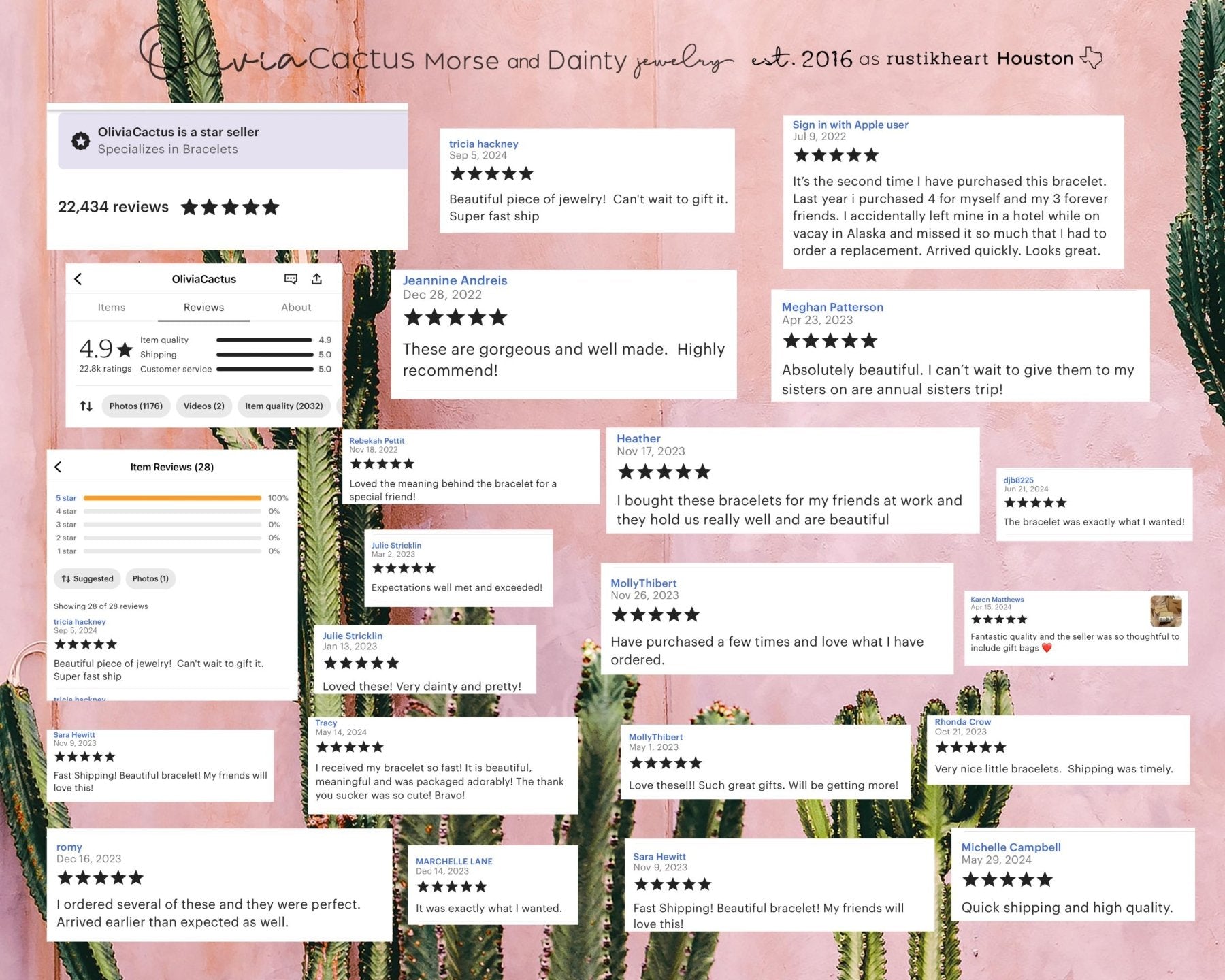 Tribe Morse Bracelet - Dainty 14K Gold & Silver Jewelry by Olivia Cactus