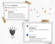 Valentina Tiny Hearts Necklace - Dainty 14K Gold & Silver Jewelry by Olivia Cactus