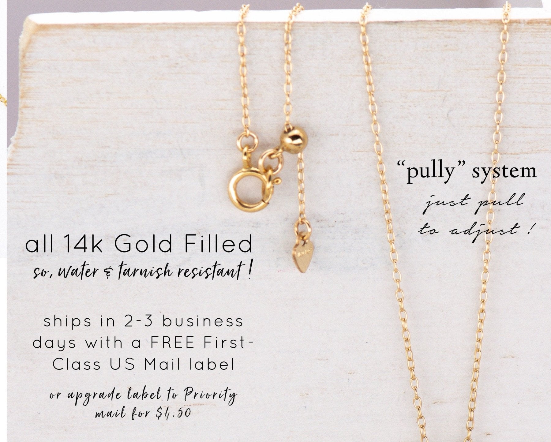 Valentina Tiny Hearts Necklace - Dainty 14K Gold & Silver Jewelry by Olivia Cactus