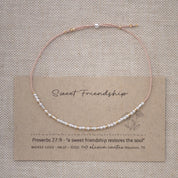 Warrior Morse Code Bracelet - Dainty 14K Gold & Silver Jewelry by Olivia Cactus