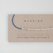 Warrior Morse Code Bracelet - Dainty 14K Gold & Silver Jewelry by Olivia Cactus