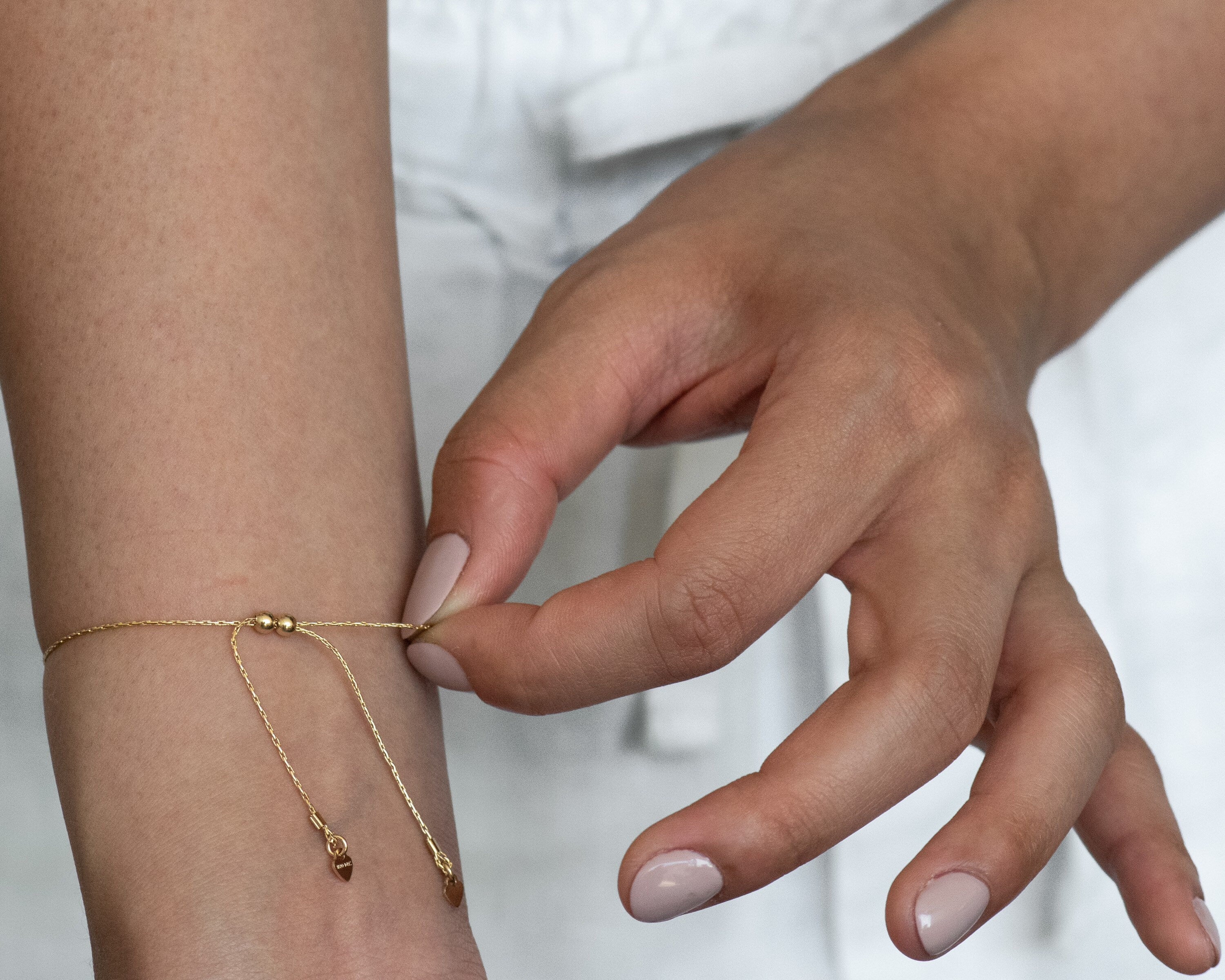 Sister Bracelet Gold - Margot Morse and Dainty Jewelry by Olivia Cactus